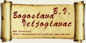 Bogoslava Veljoglavac vizit kartica